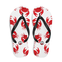 Carregar imagem no visualizador da galeria, White Crab Flip-Flops - Seastorm Apparel Summer Collection