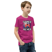 Load image into Gallery viewer, Gamer 4Ever Youth Short Sleeve T-Shirt