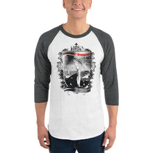Load image into Gallery viewer, Seastorm Shark Hero 3/4 sleeve raglan shirt