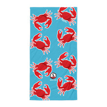 Carregar imagem no visualizador da galeria, Blue Crab Towel - Seastorm Apparel Summer Collection