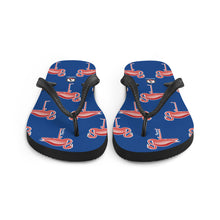 Carregar imagem no visualizador da galeria, Royal Blue Flamingo Flip-Flops - Seastorm Apparel Summer Collection