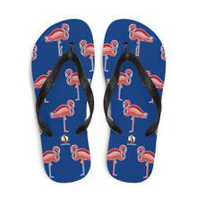 Carregar imagem no visualizador da galeria, Royal Blue Flamingo Flip-Flops - Seastorm Apparel Summer Collection