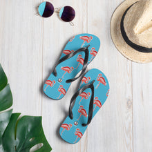 Carregar imagem no visualizador da galeria, Blue Flamingo Flip-Flops - Seastorm Apparel Summer Collection