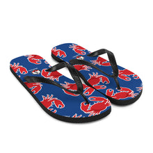 Carregar imagem no visualizador da galeria, Royal Blue Crab Flip-Flops - Seastorm Apparel Summer Collection