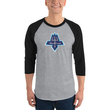 Cargar imagen en el visor de la galería, BLACK KNIGHT by Seastorm 3/4 sleeve raglan shirt