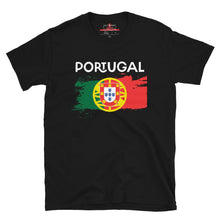 Load image into Gallery viewer, Portugal Splash flag Short-Sleeve Unisex T-Shirt