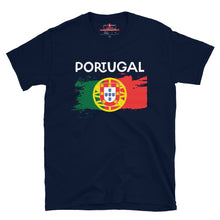 Load image into Gallery viewer, Portugal Splash flag Short-Sleeve Unisex T-Shirt