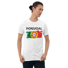 Load image into Gallery viewer, Portugal Splash flag Short-Sleeve Unisex T-Shirt