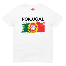 Load image into Gallery viewer, Portugal Splash flag Short-Sleeve Unisex T-Shirt