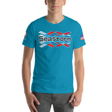 Načíst obrázek do prohlížeče Galerie, SEASTORM ORIGINAL+USA FLAG Short-Sleeve Unisex T-Shirt