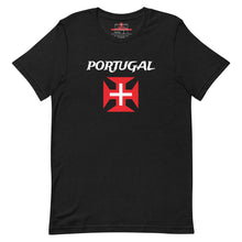Načíst obrázek do prohlížeče Galerie, Portugal Cross with Name Unisex t-shirt