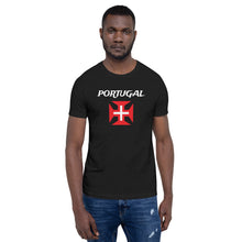 Načíst obrázek do prohlížeče Galerie, Portugal Cross with Name Unisex t-shirt
