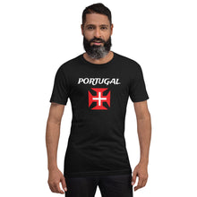 Načíst obrázek do prohlížeče Galerie, Portugal Cross with Name Unisex t-shirt