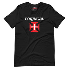 Načíst obrázek do prohlížeče Galerie, Portugal Cross with Name Unisex t-shirt