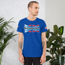 Načíst obrázek do prohlížeče Galerie, SEASTORM ORIGINAL+USA FLAG Short-Sleeve Unisex T-Shirt