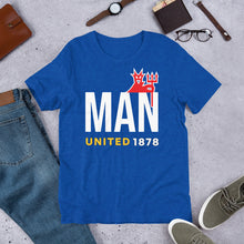 Carregar imagem no visualizador da galeria, MAN UNITED 1878 Short-Sleeve Unisex T-Shirt