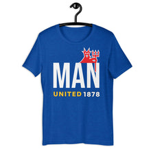 Carregar imagem no visualizador da galeria, MAN UNITED 1878 Short-Sleeve Unisex T-Shirt