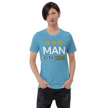Carregar imagem no visualizador da galeria, MAN CITY 1894 Short-Sleeve Unisex T-Shirt
