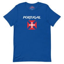 Načíst obrázek do prohlížeče Galerie, Portugal Cross with Name Unisex t-shirt