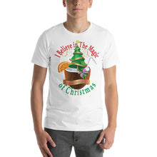 Load image into Gallery viewer, I Believe In The Magic of Christmas Short-Sleeve Unisex T-Shirt