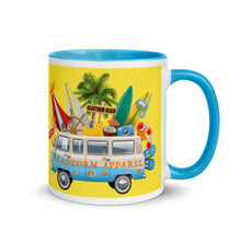 Load image into Gallery viewer, Beach Mug with Color Inside