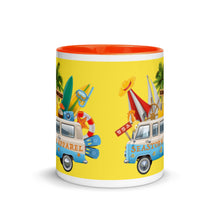 Load image into Gallery viewer, Beach Mug with Color Inside
