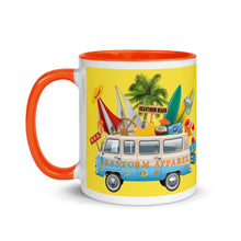 Load image into Gallery viewer, Beach Mug with Color Inside
