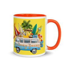Load image into Gallery viewer, Beach Mug with Color Inside