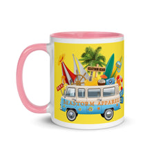Load image into Gallery viewer, Beach Mug with Color Inside