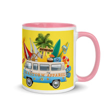 Load image into Gallery viewer, Beach Mug with Color Inside