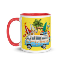 Load image into Gallery viewer, Beach Mug with Color Inside