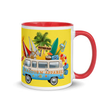 Load image into Gallery viewer, Beach Mug with Color Inside