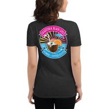Cargar imagen en el visor de la galería, Seastorm Beach Life Hawaii USA, Cold Colors - Women's short sleeve t-shirt