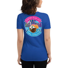 Cargar imagen en el visor de la galería, Seastorm Beach Life Hawaii USA, Cold Colors - Women's short sleeve t-shirt