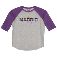 Carregar imagem no visualizador da galeria, Madrid Youth baseball style shirt