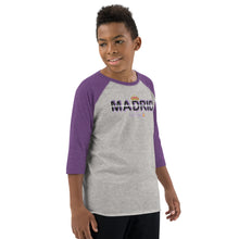 Carregar imagem no visualizador da galeria, Madrid Youth baseball style shirt