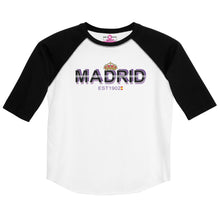 Carregar imagem no visualizador da galeria, Madrid Youth baseball style shirt