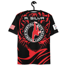 Load image into Gallery viewer, World Martial Arts Academy Red Tiger Print Jersey - Custom Name: A. SILVA
