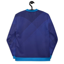 Load image into Gallery viewer, Strive Pharma Deluxe Unisex Bomber Jacket Blue
