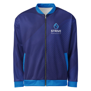 Strive Pharma Deluxe Unisex Bomber Jacket Blue