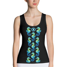 Load image into Gallery viewer, Seahorse Sublimation Cut &amp; Sew Tank Top
