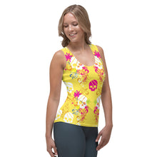 Load image into Gallery viewer, Flower Skull Sublimation Cut &amp; Sew Tank Top
