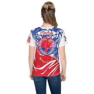 World Martial Arts Academy Full Color Youth Tiger Jersey: Custom Name