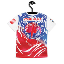 Load image into Gallery viewer, World Martial Arts Academy Full Color Youth Tiger Jersey: Custom Name
