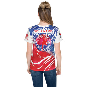 World Martial Arts Academy Full Color Youth Tiger Jersey: Custom Name