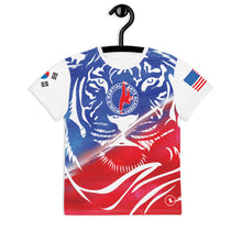 Cargar imagen en el visor de la galería, World Martial Arts Academy Full Color Youth Tiger Jersey: Custom Name
