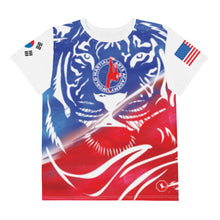 Load image into Gallery viewer, World Martial Arts Academy Full Color Youth Tiger Jersey: Custom Name
