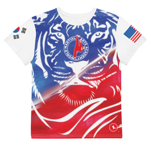 World Martial Arts Academy Full Color Youth Tiger Jersey: Custom Name