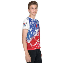 Načíst obrázek do prohlížeče Galerie, World Martial Arts Academy Full Color Youth Tiger Jersey: Custom Name
