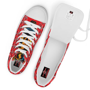 CLASSIC RED Seastorm Apparel® Men’s high top canvas shoes